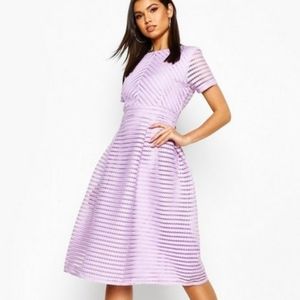 Full Skirted Midi Dress